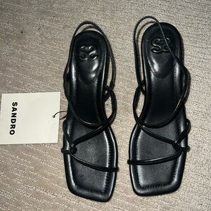 *NEW* Sandro Elegant Black Women's Sandals